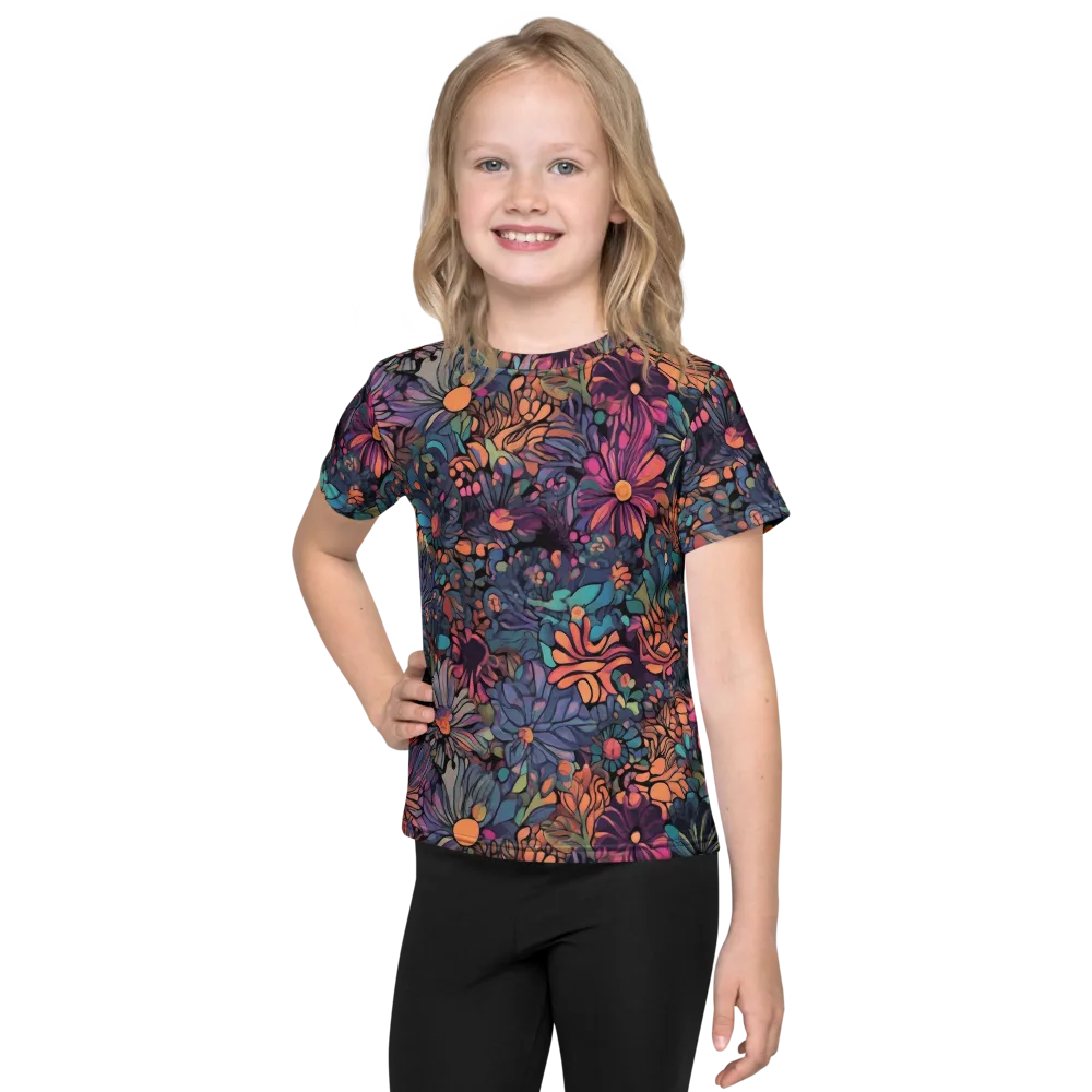 Chromatic Eden on Kids Crew Neck T-Shirt — Front