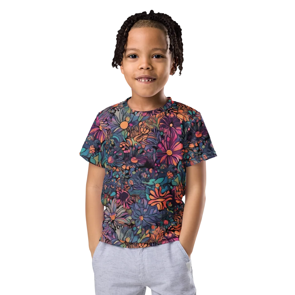 Chromatic Eden on Kids Crew Neck T-Shirt — Front