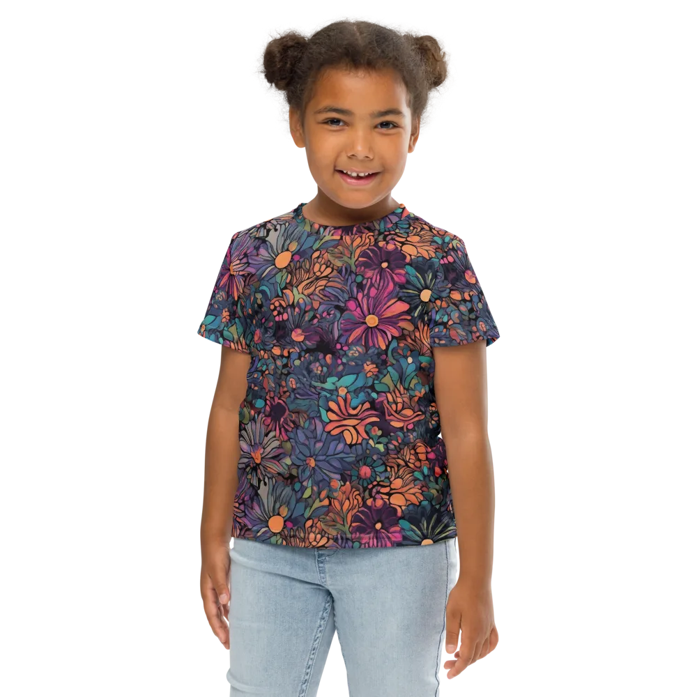 Chromatic Eden on Kids Crew Neck T-Shirt — Front