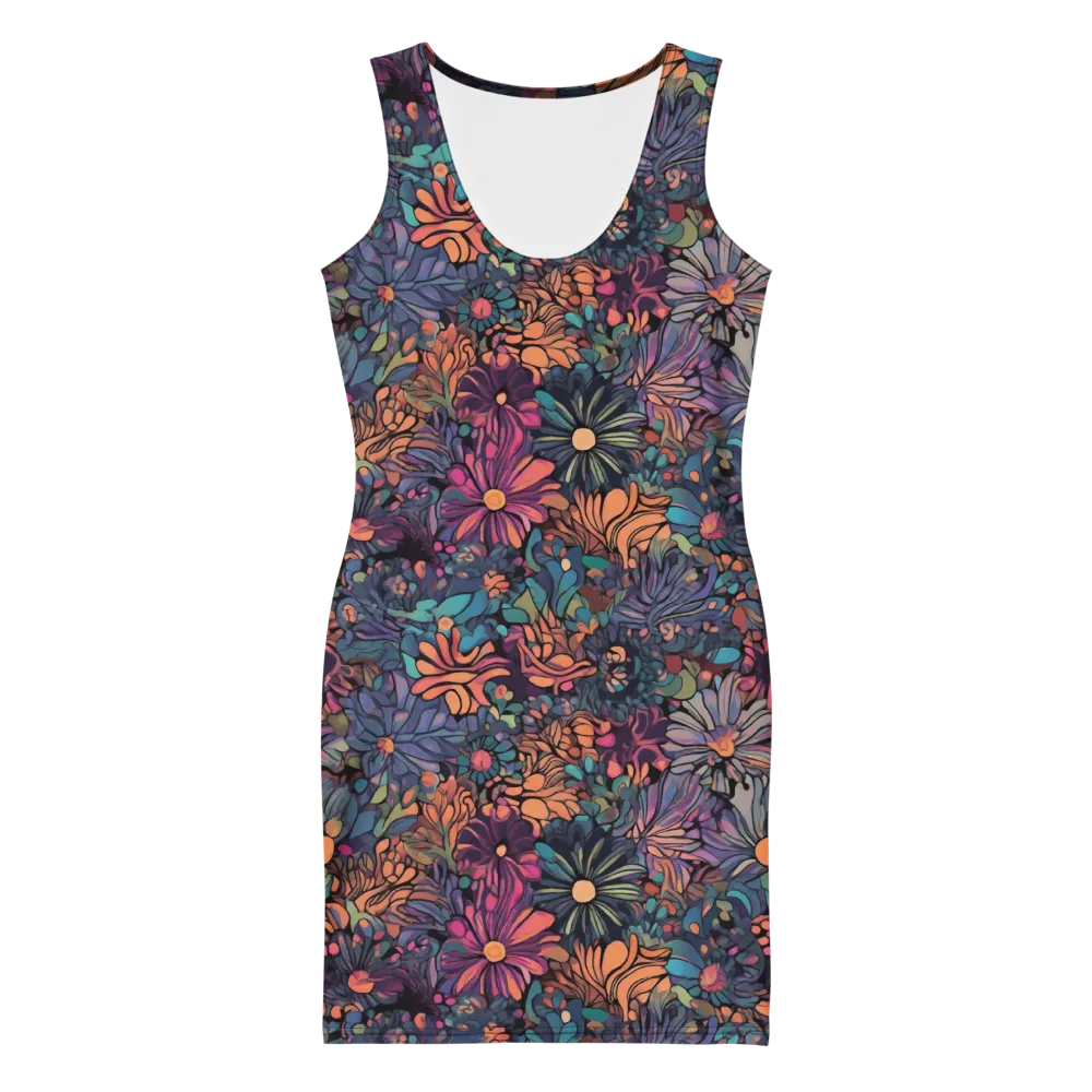 Chromatic Eden on Bodycon Dress — Front