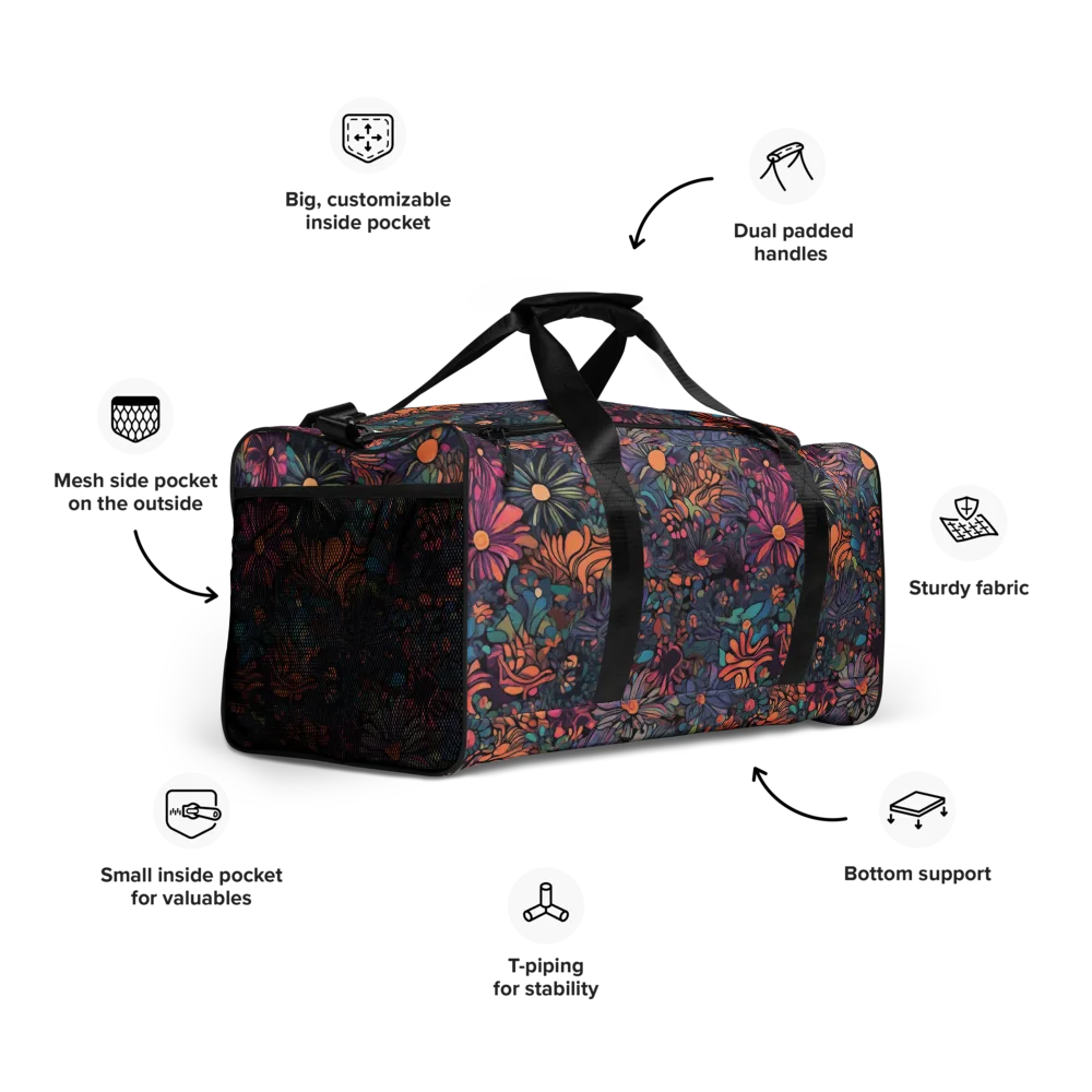 Chromatic Eden on Duffle Bag — Right Front