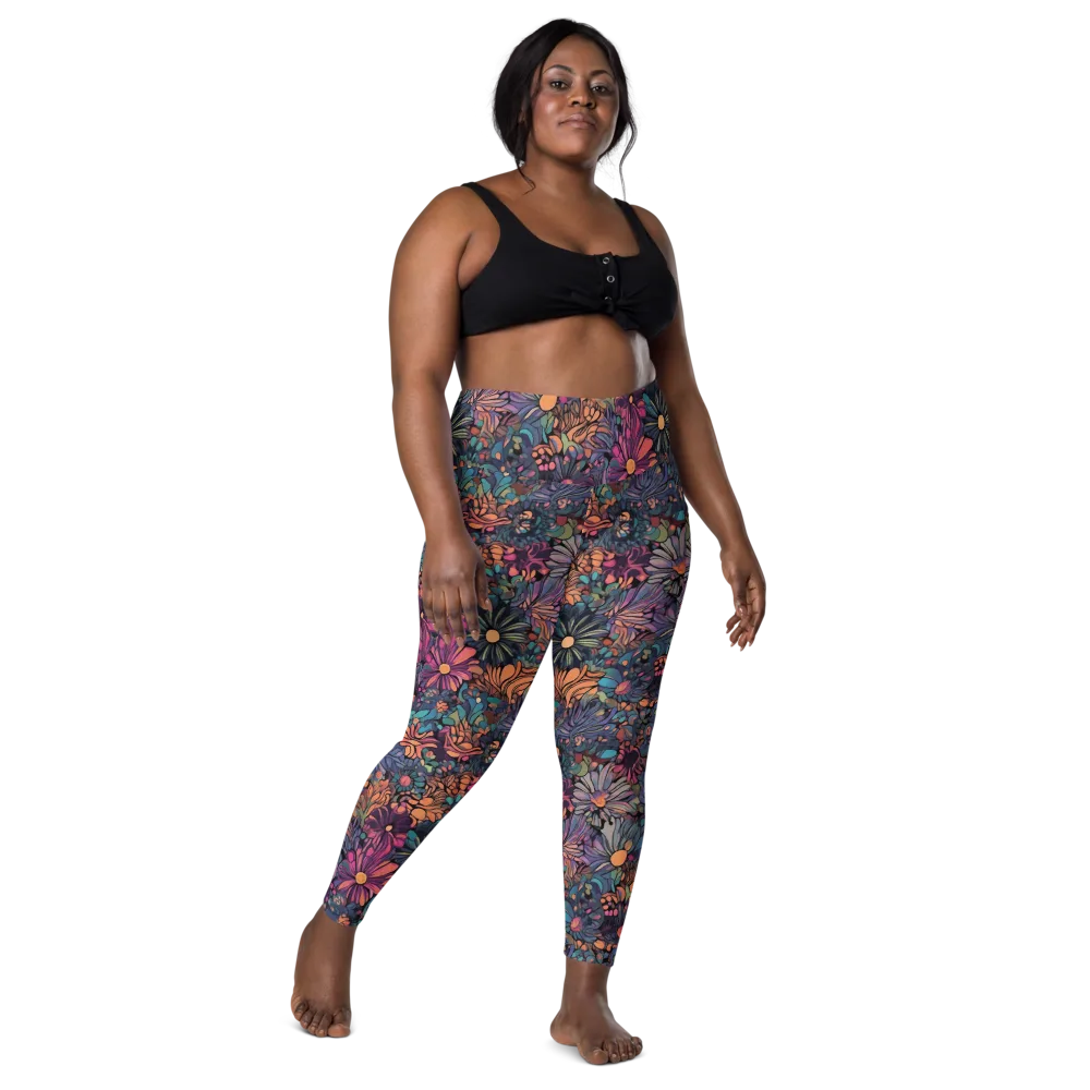 Chromatic Eden on Leggings with Pockets — Front