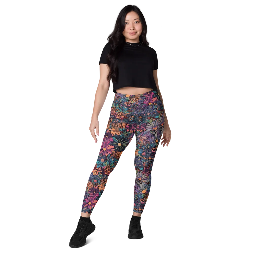 Chromatic Eden on Leggings with Pockets — Front