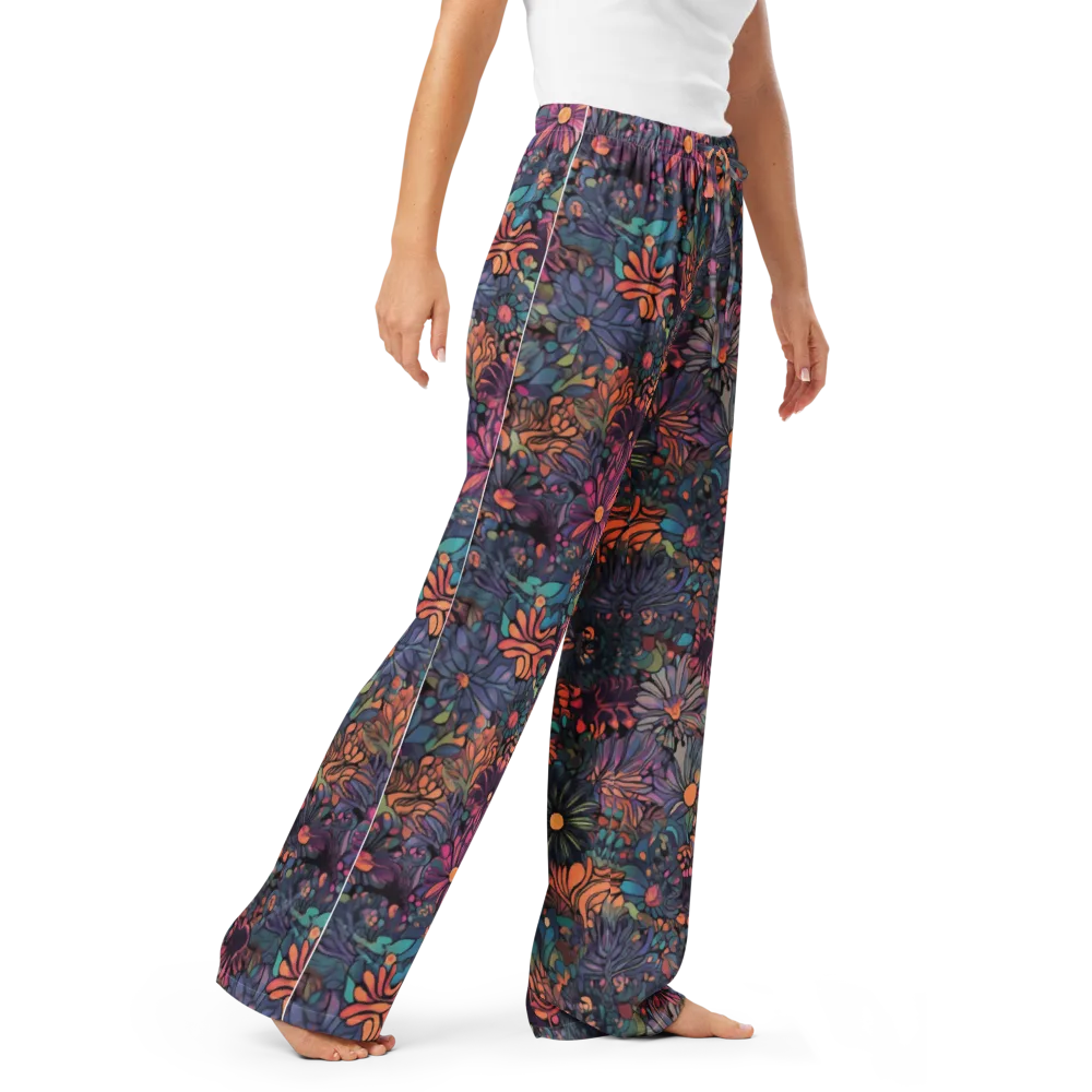Chromatic Eden on Women's Pajama Pants — Right Front