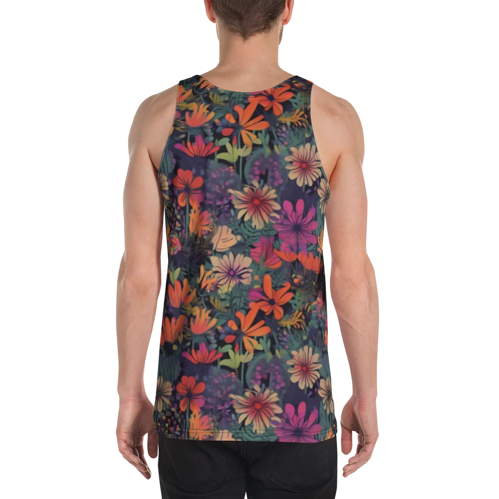 Velvet Flora on Men's Tank Top — Back