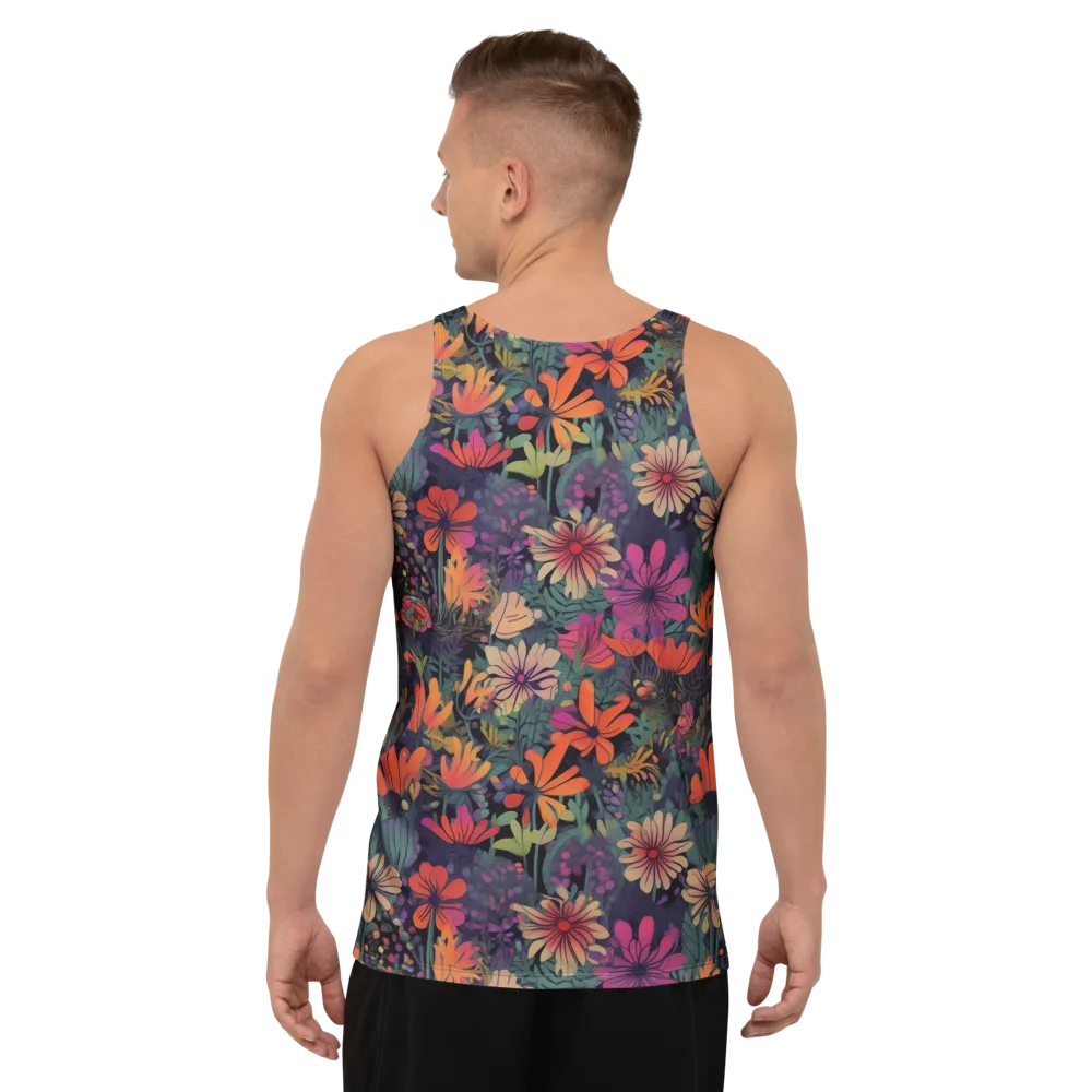 Velvet Flora on Men's Tank Top — Back