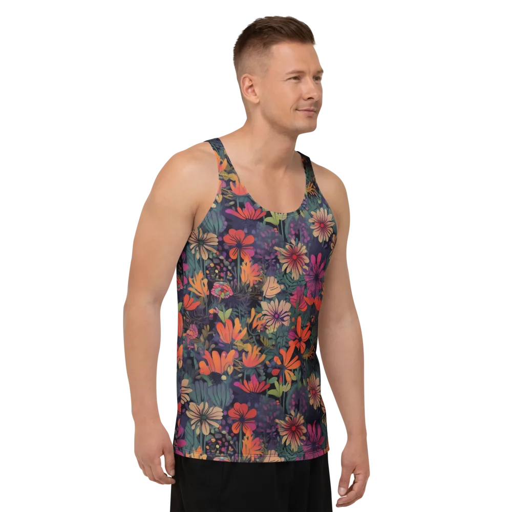 Velvet Flora on Men's Tank Top — Right Front