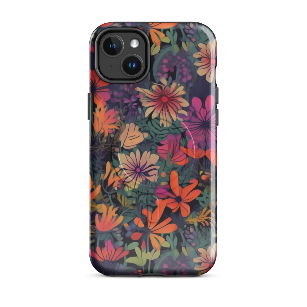Velvet Flora on MagSafe Tough Case for iPhone® — Front