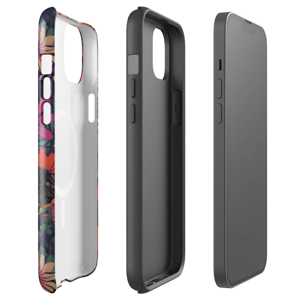 Velvet Flora on MagSafe Tough Case for iPhone® — Front