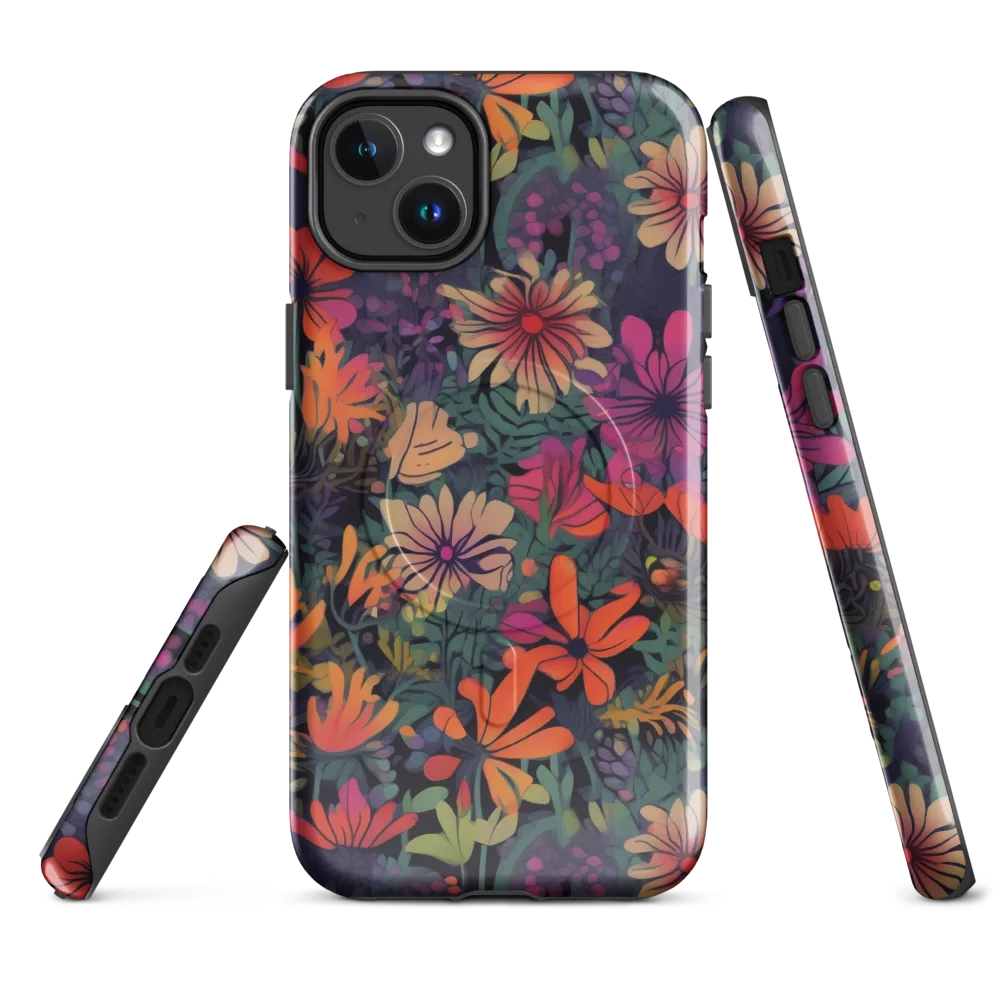 Velvet Flora on MagSafe Tough Case for iPhone® — Front
