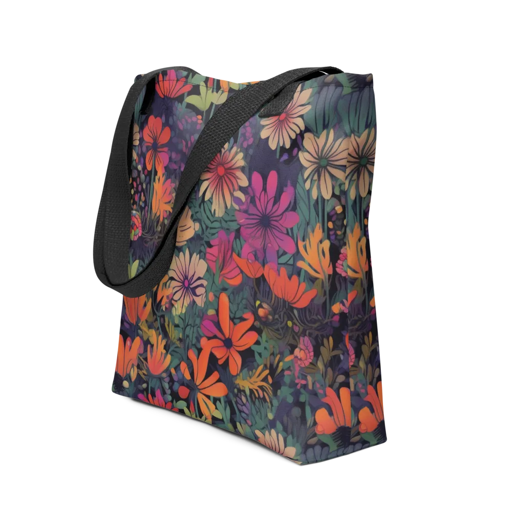 Velvet Flora on Tote Bag — Front