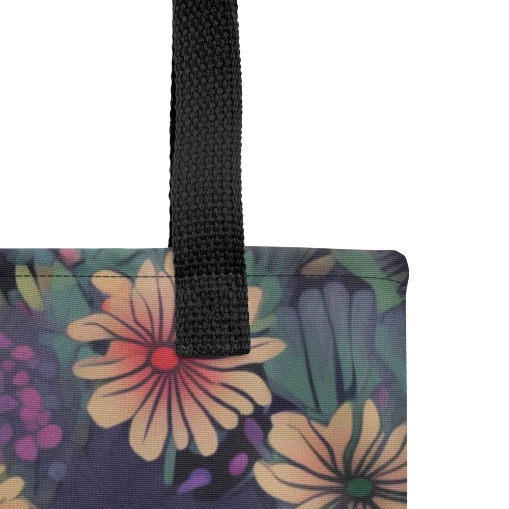 Velvet Flora on Tote Bag — Product details