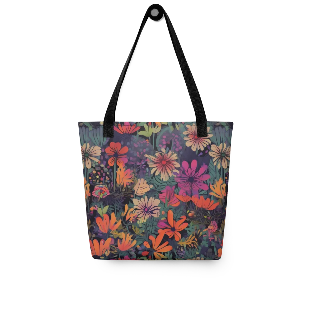 Velvet Flora on Tote Bag — Front