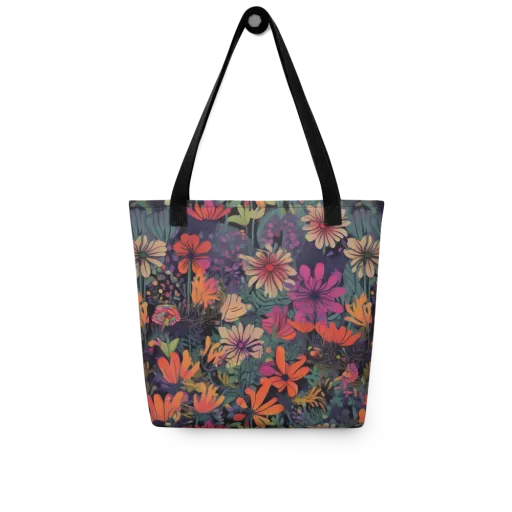Velvet Flora on a Tote Bag
