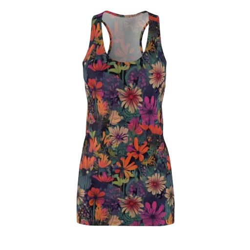 Velvet Flora on a Racerback Dress