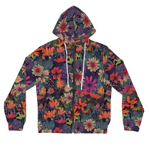 Velvet Flora on a Women's Full-Zip Hoodie