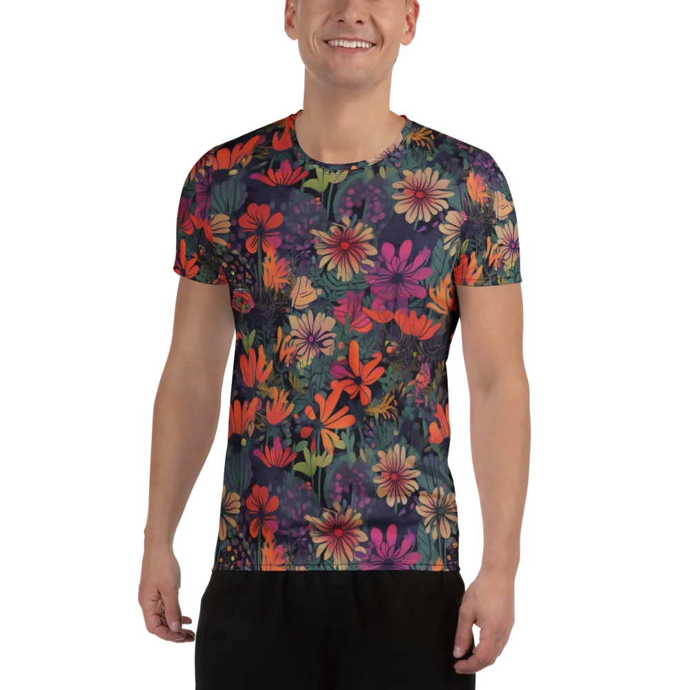 Velvet Flora on Men's Athletic T-Shirt — Front