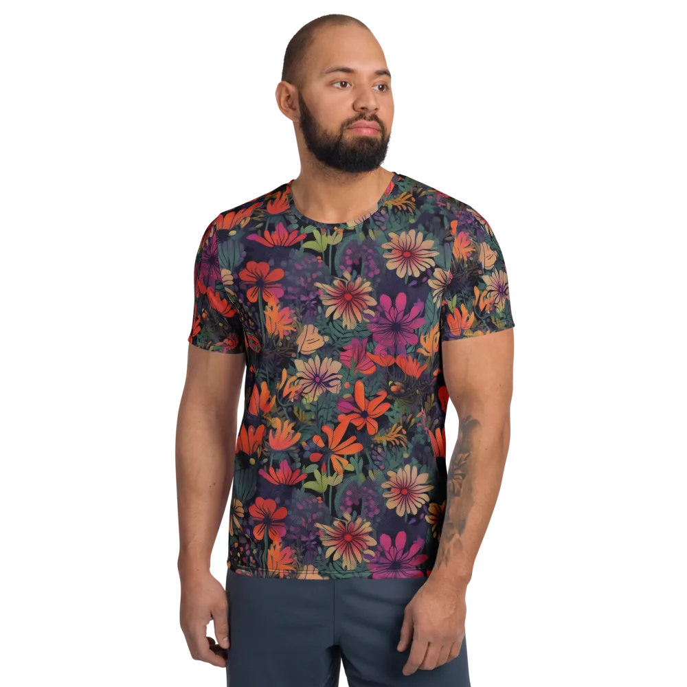 Velvet Flora on Men's Athletic T-Shirt — Front