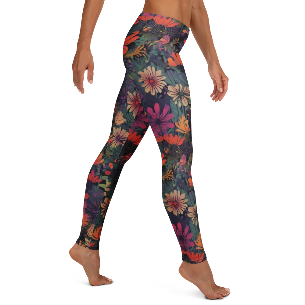 Velvet Flora on Leggings — Right