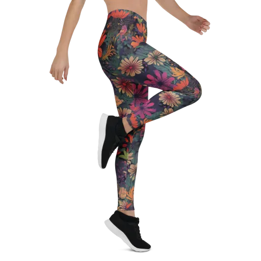 Velvet Flora on a Leggings