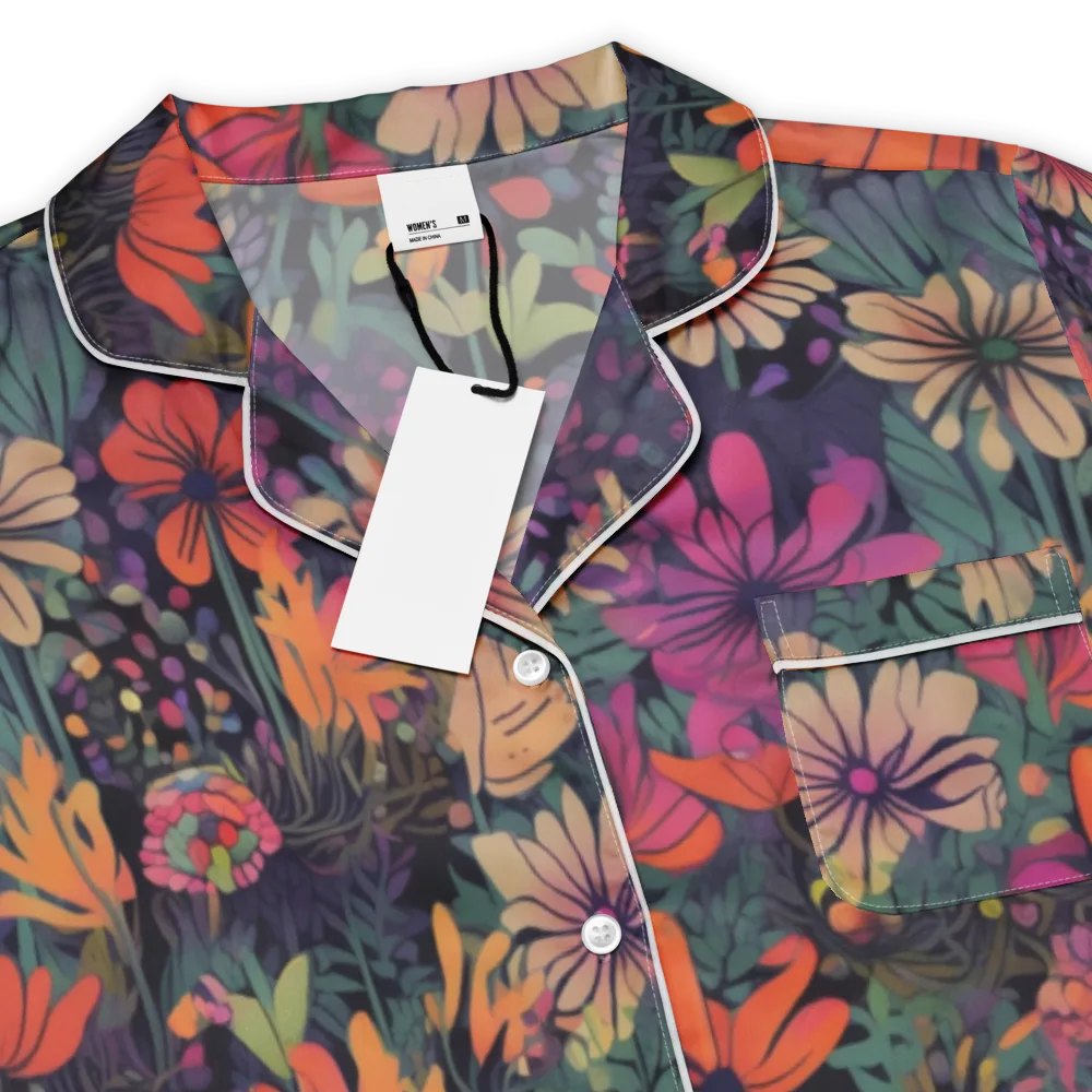 Velvet Flora on Women's Short Sleeve Pajama Top — Product details