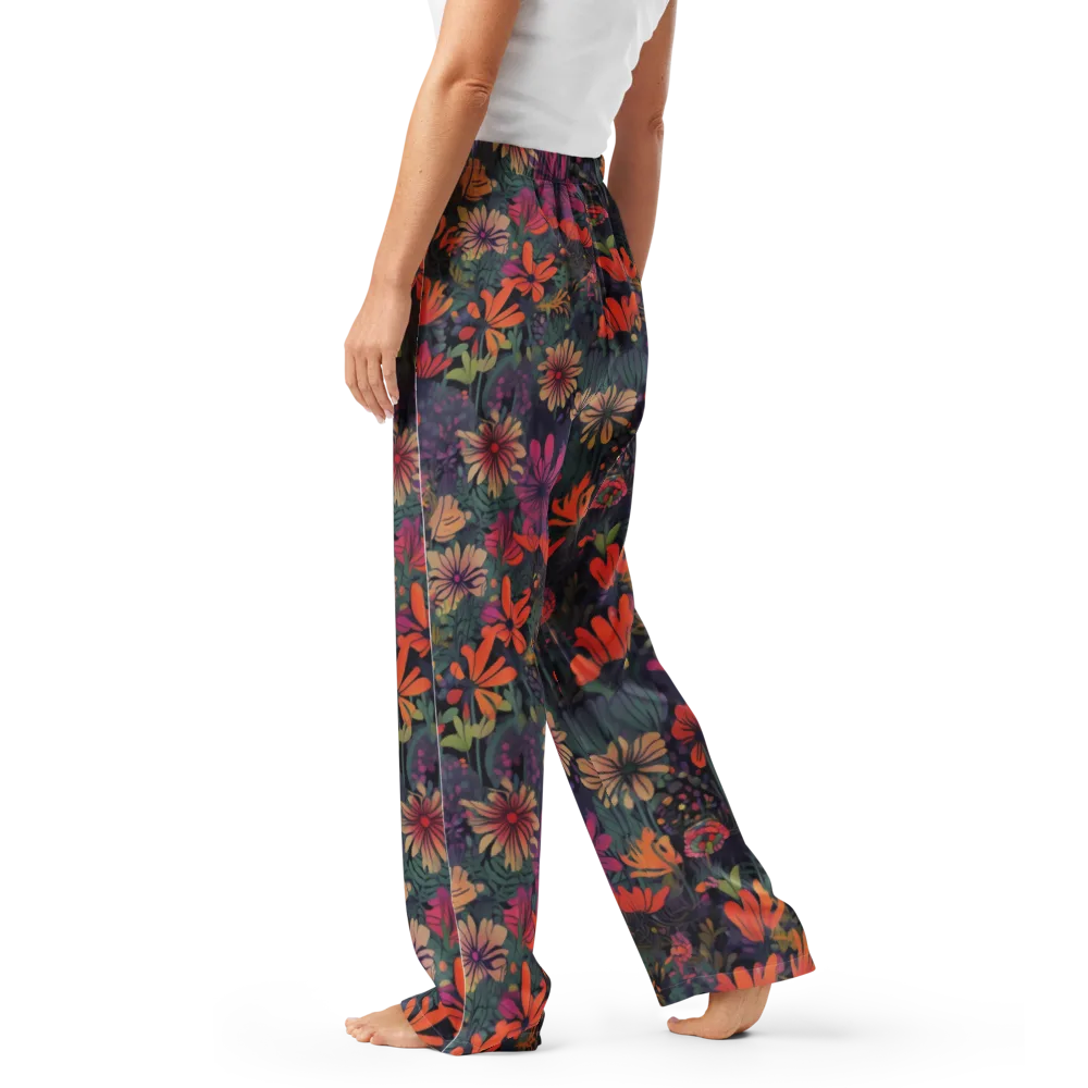 Velvet Flora on Women's Pajama Pants — Left