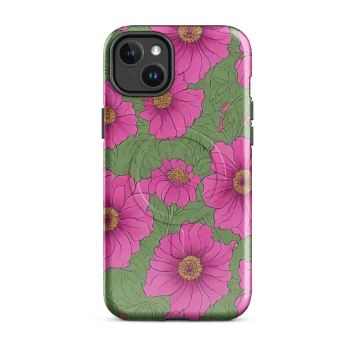 Fuchsia Garden on a MagSafe Tough Case for iPhone®