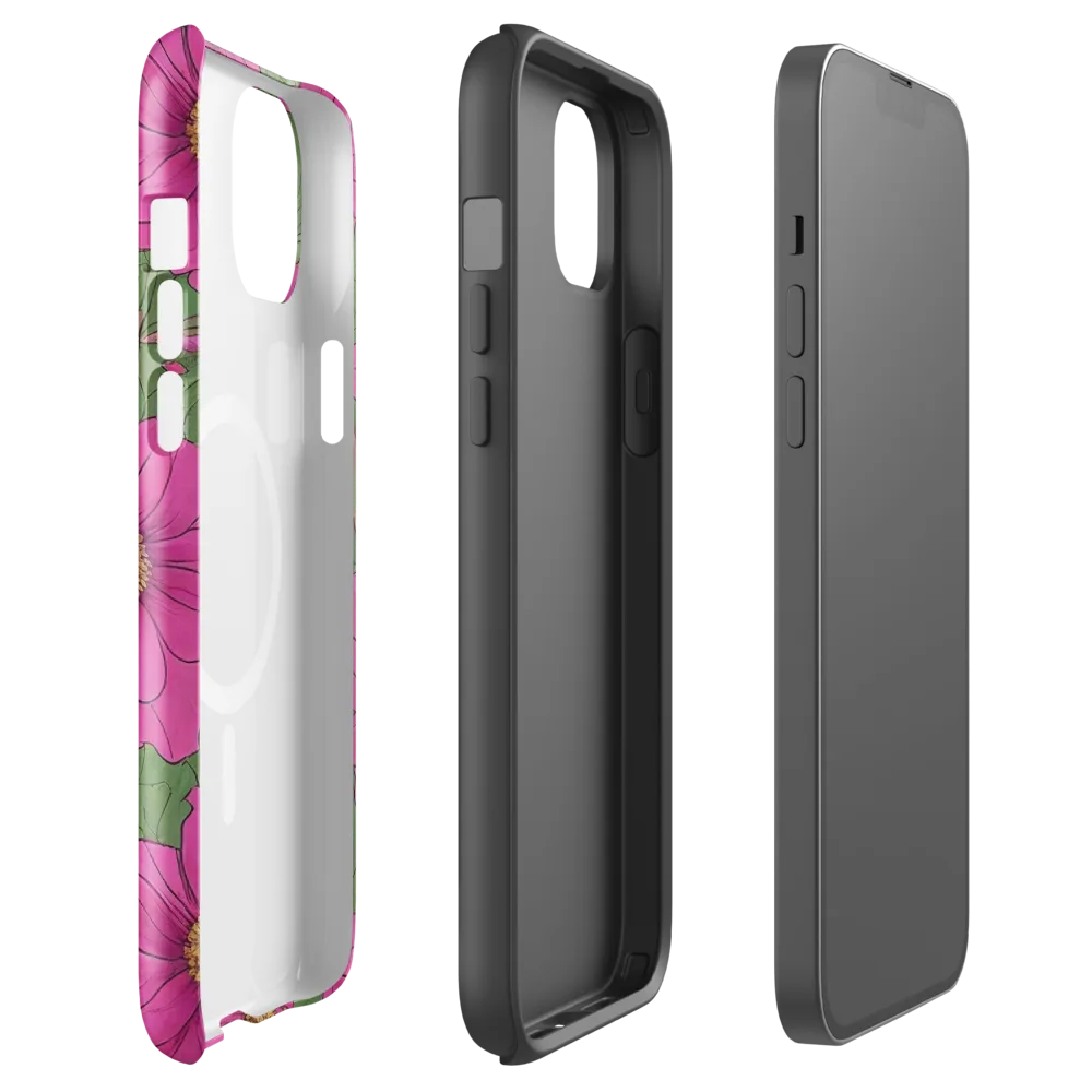 Fuchsia Garden on MagSafe Tough Case for iPhone® — Front