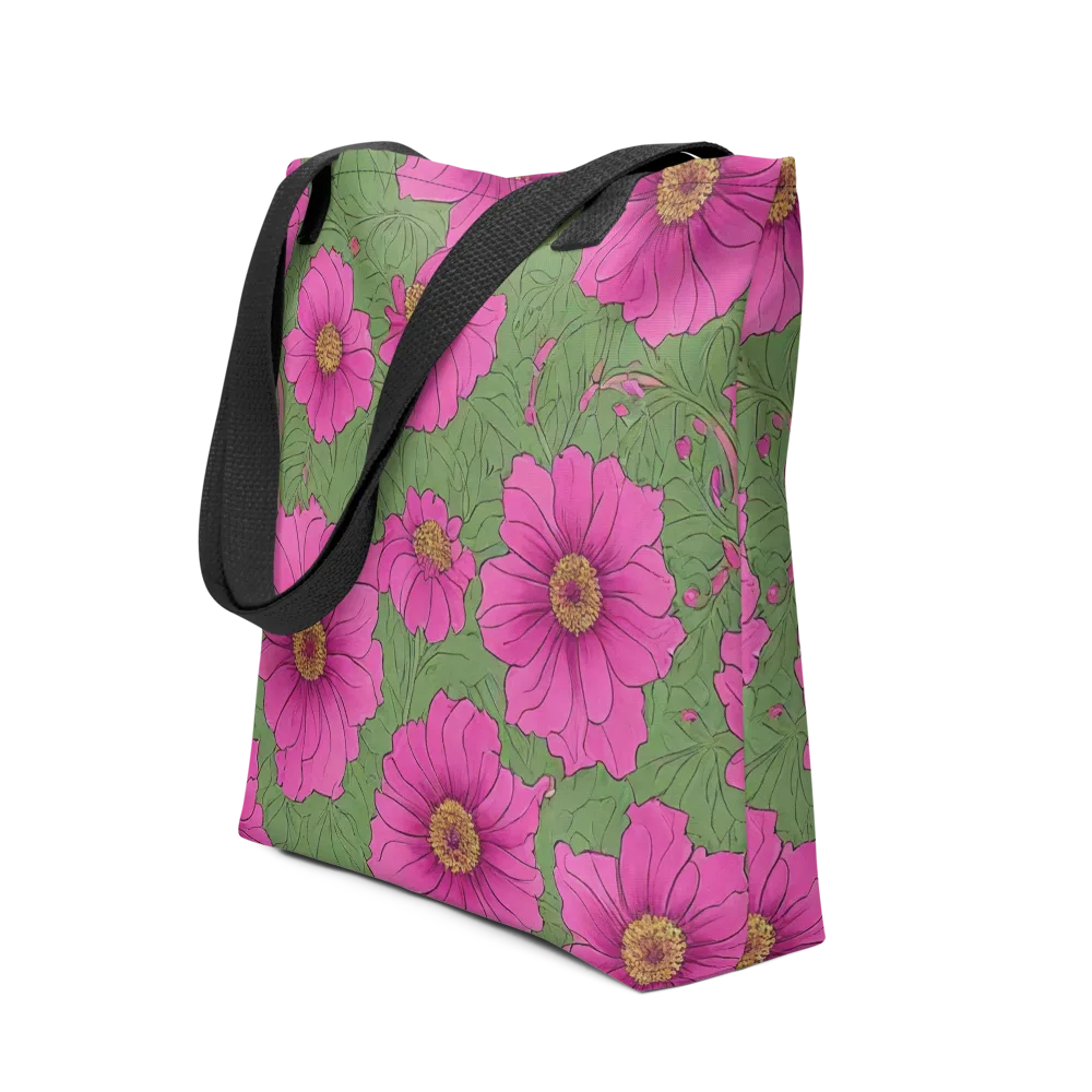 Fuchsia Garden on Tote Bag — Front