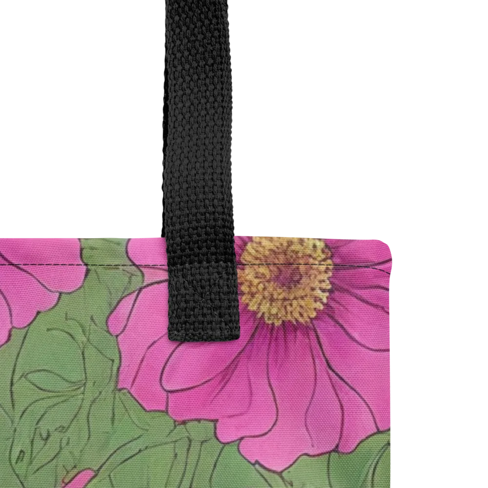Fuchsia Garden on Tote Bag — Product details