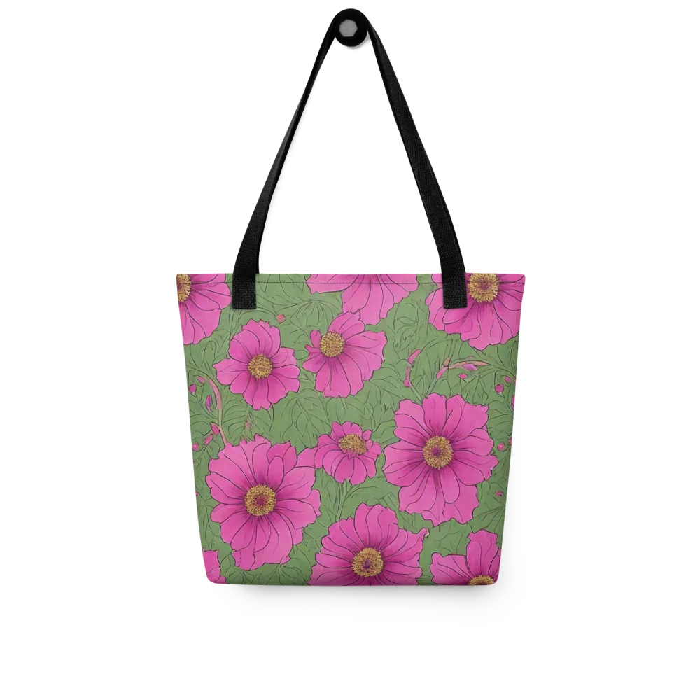 Fuchsia Garden on Tote Bag — Front