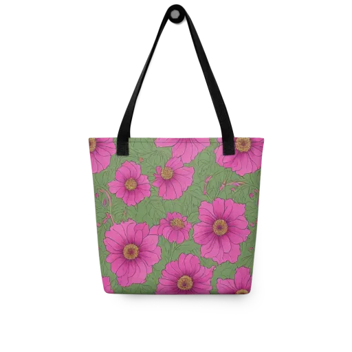 Fuchsia Garden on a Tote Bag