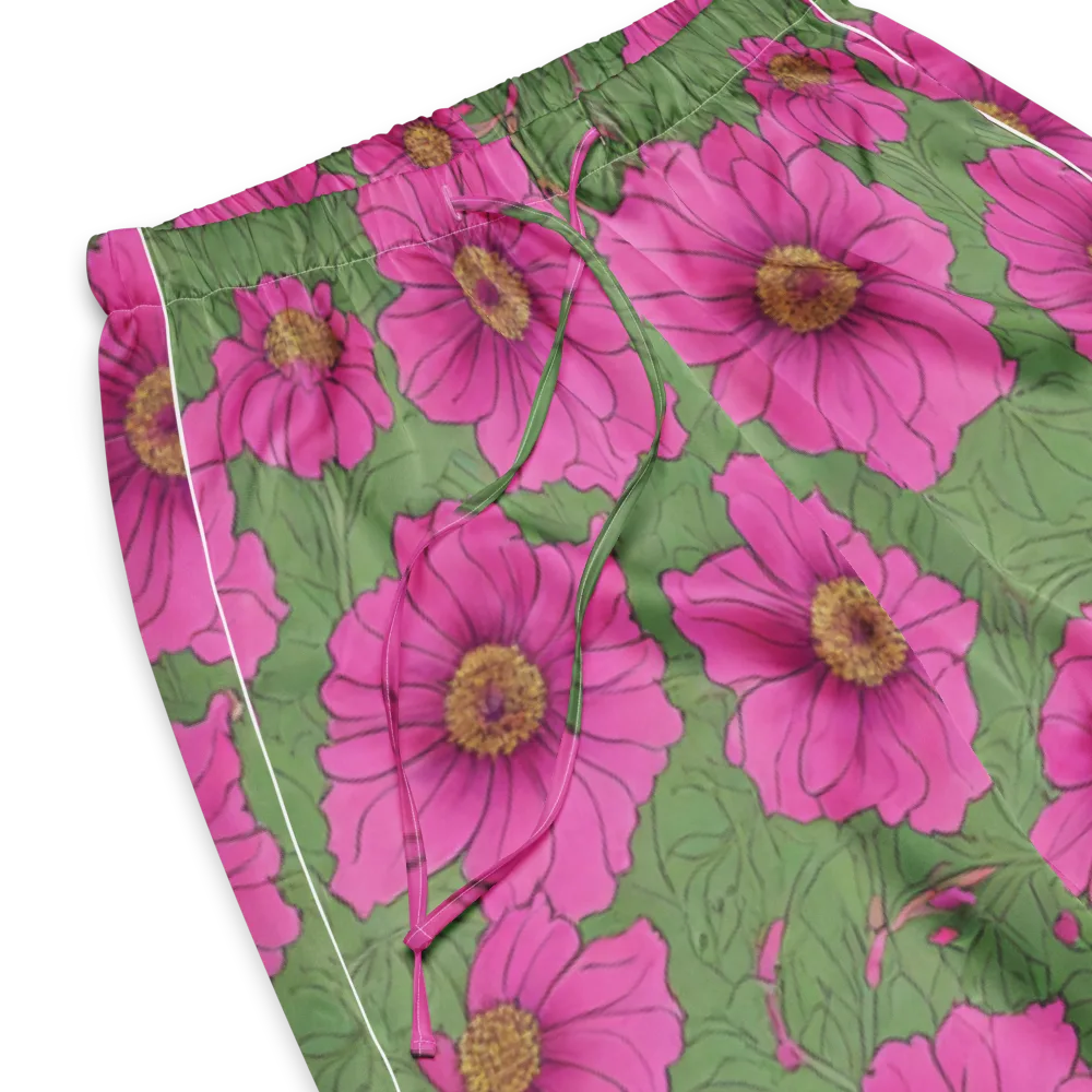 Fuchsia Garden on Women's Pajama Pants — Product details