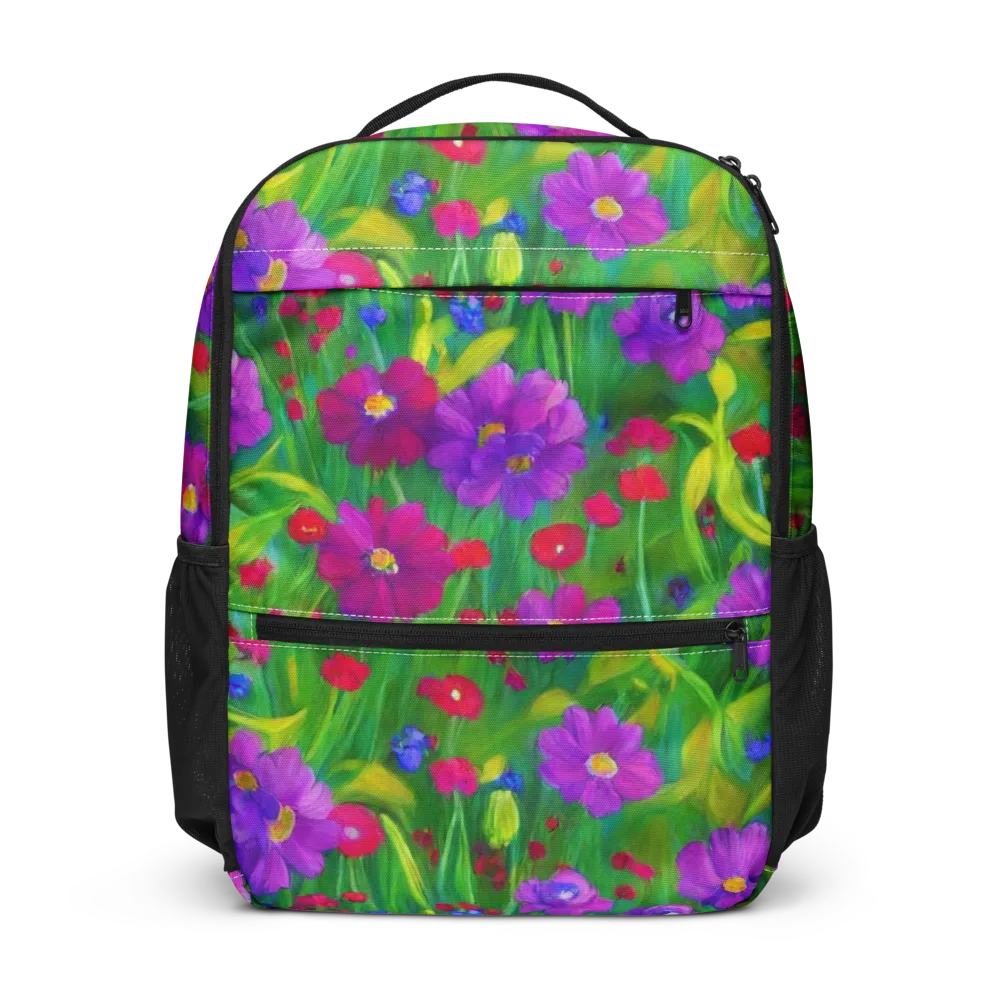 Violet Meadow on Utility Backpack — Front