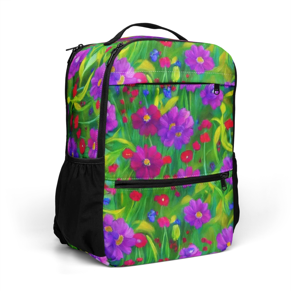 Violet Meadow on Utility Backpack — Right Front