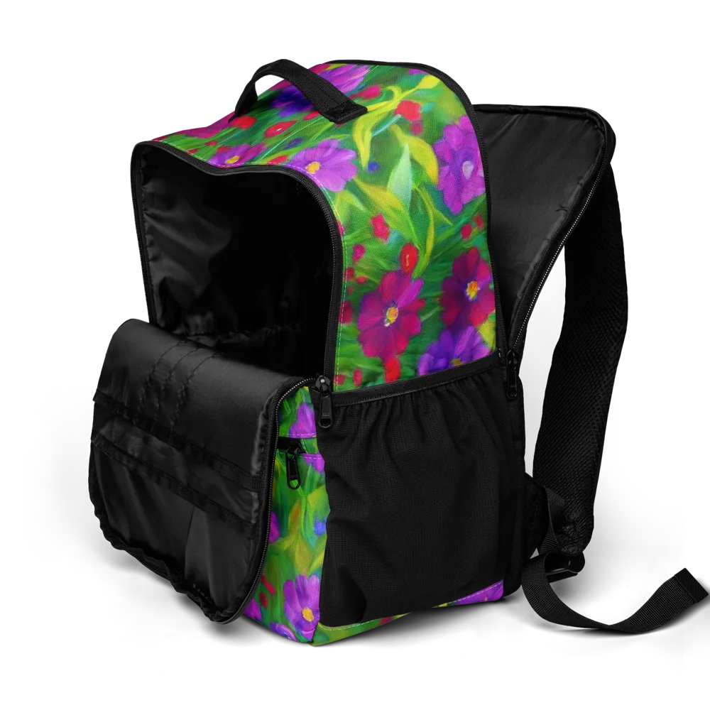 Violet Meadow on Utility Backpack — Product details 2