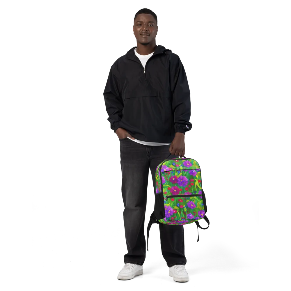 Violet Meadow on Utility Backpack — Front