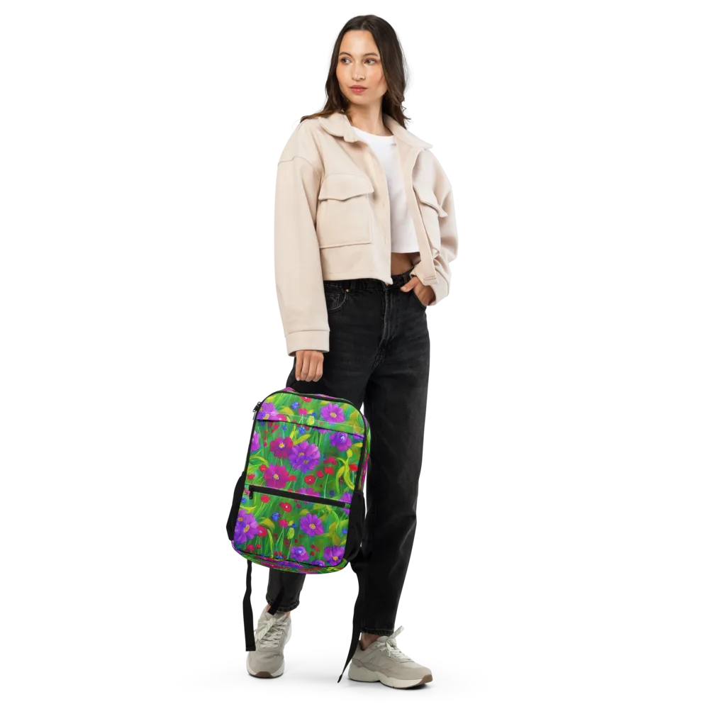 Violet Meadow on Utility Backpack — Front