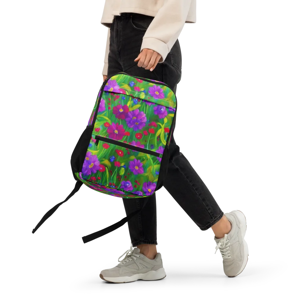 Violet Meadow on Utility Backpack — Front