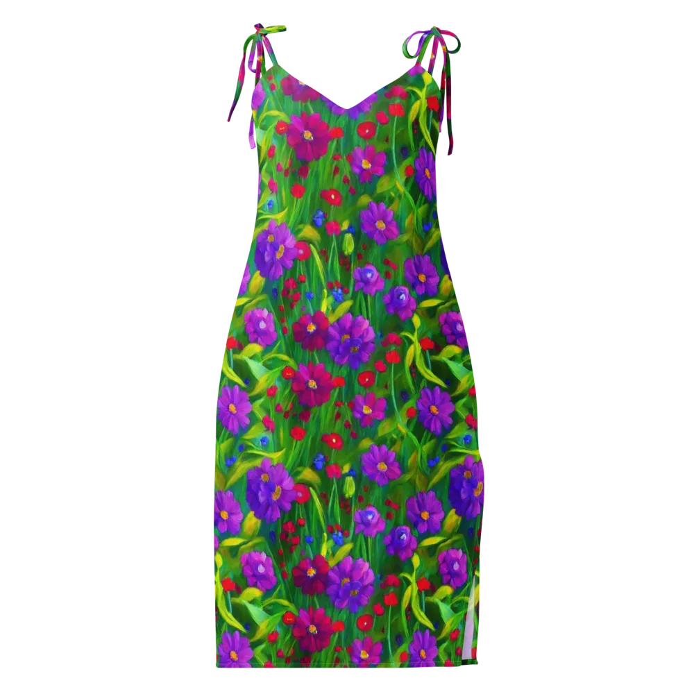 Violet Meadow on Slip Dress — Front