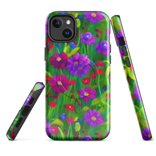 Violet Meadow on a MagSafe Tough Case for iPhone®