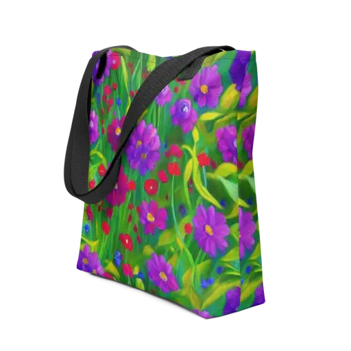 Violet Meadow on a Tote Bag