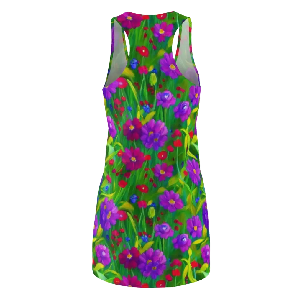 Violet Meadow on Racerback Dress — Back