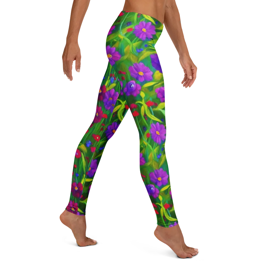 Violet Meadow on Leggings — Right