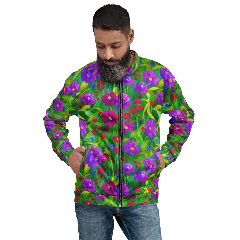 Violet Meadow on Bomber Jacket — Front