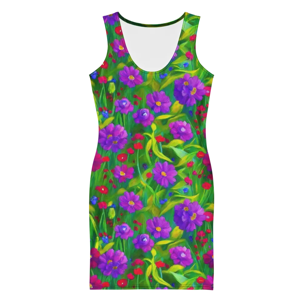 Violet Meadow on Bodycon Dress — Front