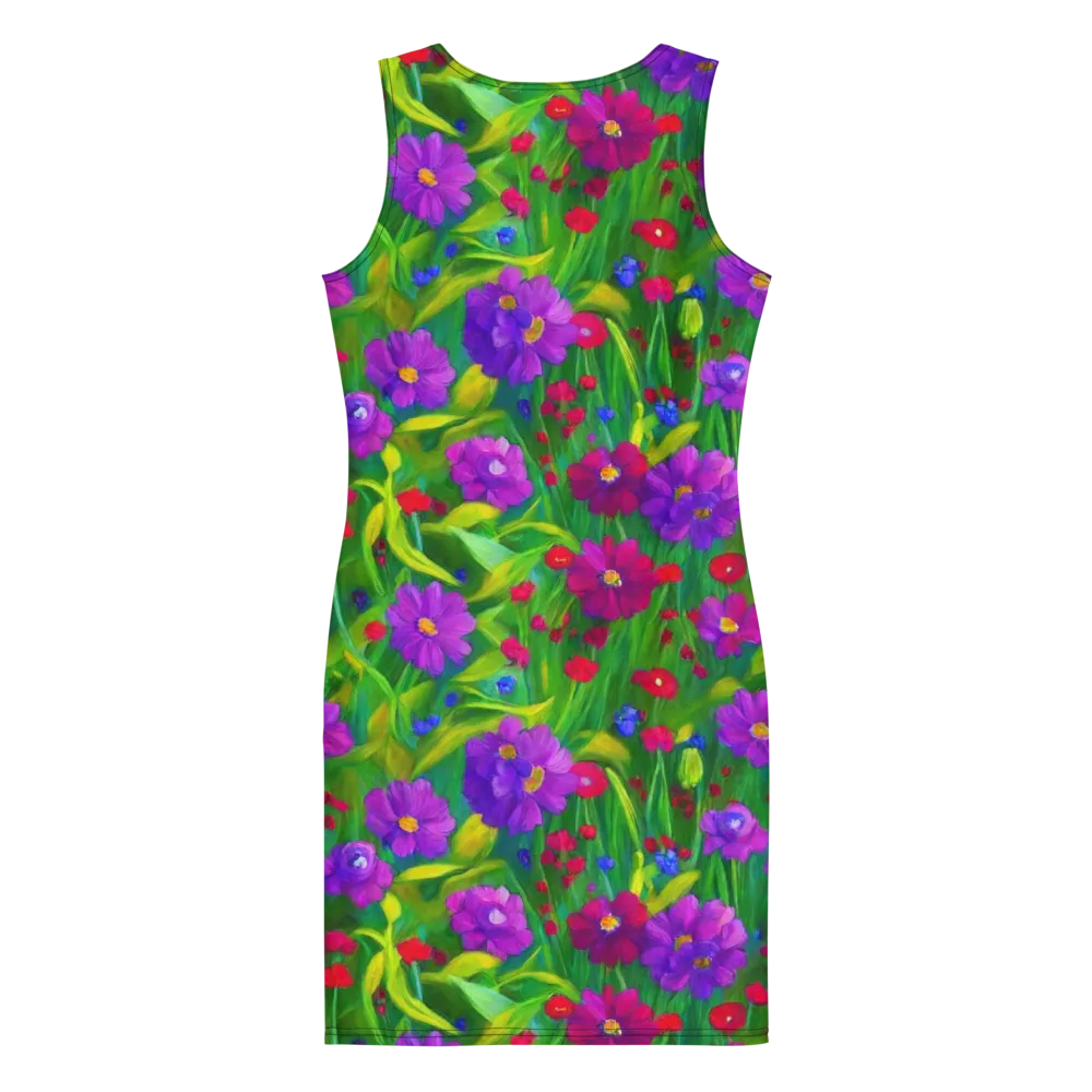Violet Meadow on Bodycon Dress — Back