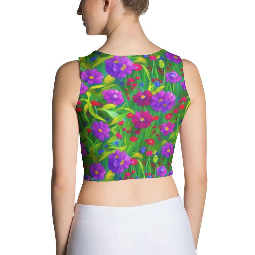 Violet Meadow on Crop Top — Back