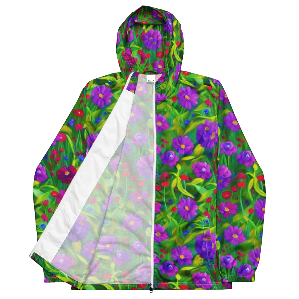 Violet Meadow on Men's Windbreaker — Front