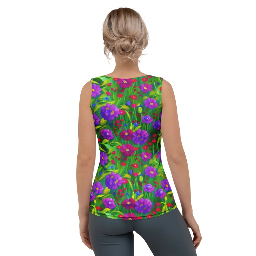 Violet Meadow on Women's Tank Top — Back